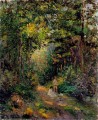 森の中の秋の小道 1876年 カミーユ・ピサロ